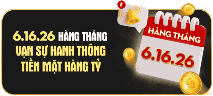 Thưởng nạp tiền độc quyền VIP